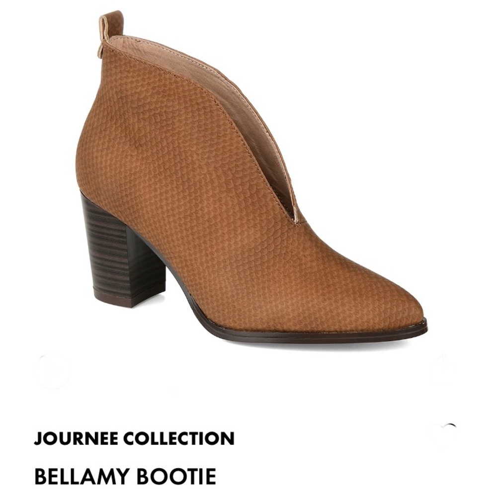Journey Bellamy Booties light brown size 8 regular